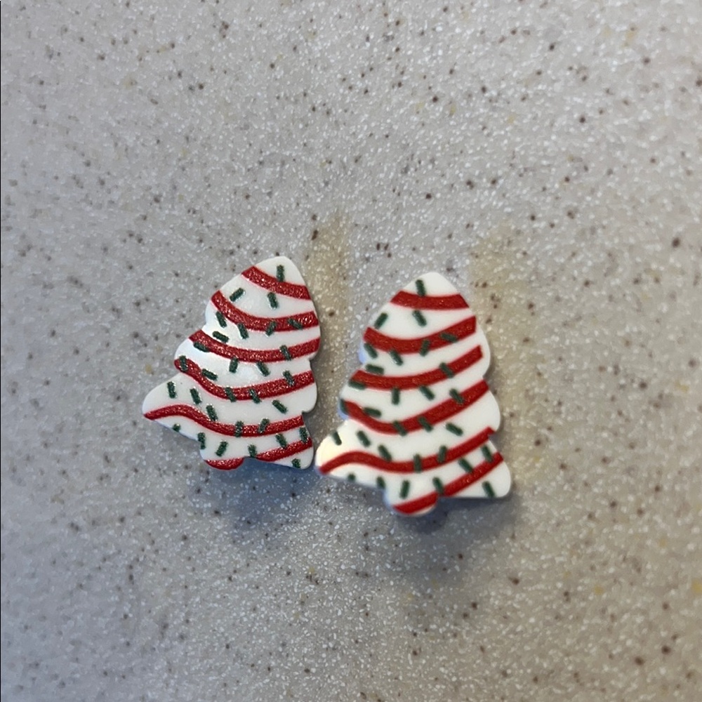 Festive Christmas Tree Earrings